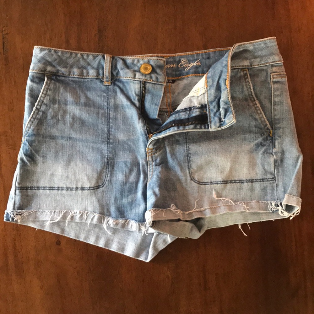 American Eagle Denim Jean Shorts Size 10